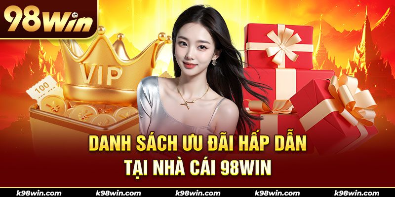 98WIN lì xì cho khách hàng thân thiết